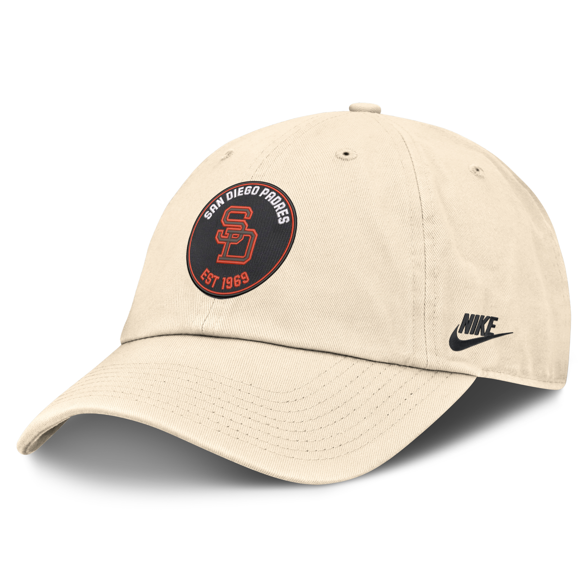 Men's Nike Natural San Diego Padres Cooperstown Collection Club Adjustable Hat