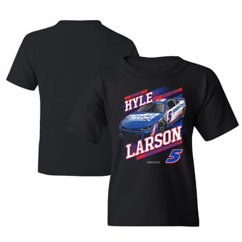 Youth Hendrick Motorsports Team Collection Black Kyle Larson HendrickCars.com Car T-Shirt