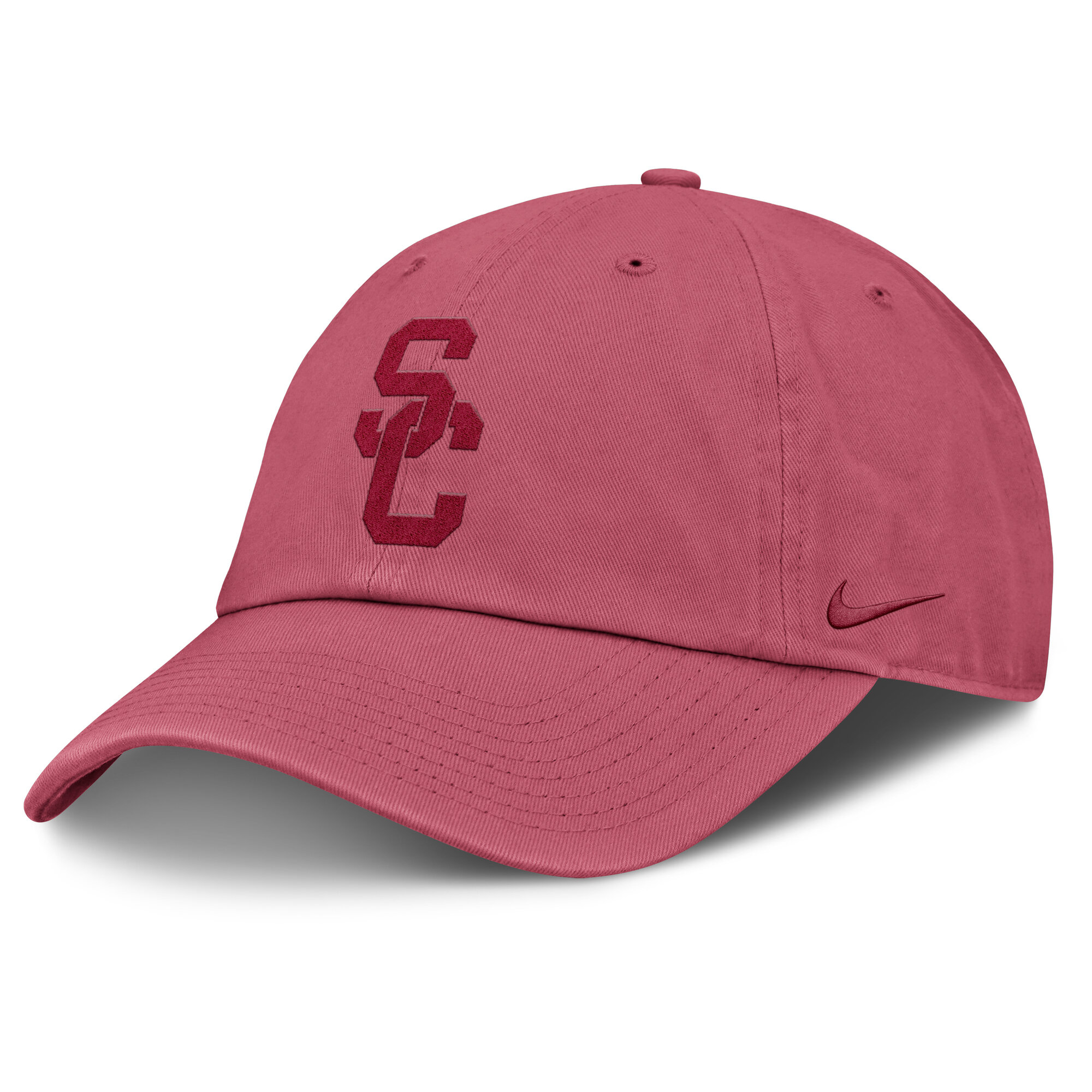 Men's Nike Pink USC Trojans Club Campus Adjustable Hat
