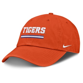 Men's Nike Orange Clemson Tigers Club Campus Adjustable Hat
