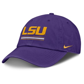 Men's Nike Purple LSU Tigers Club Campus Adjustable Hat