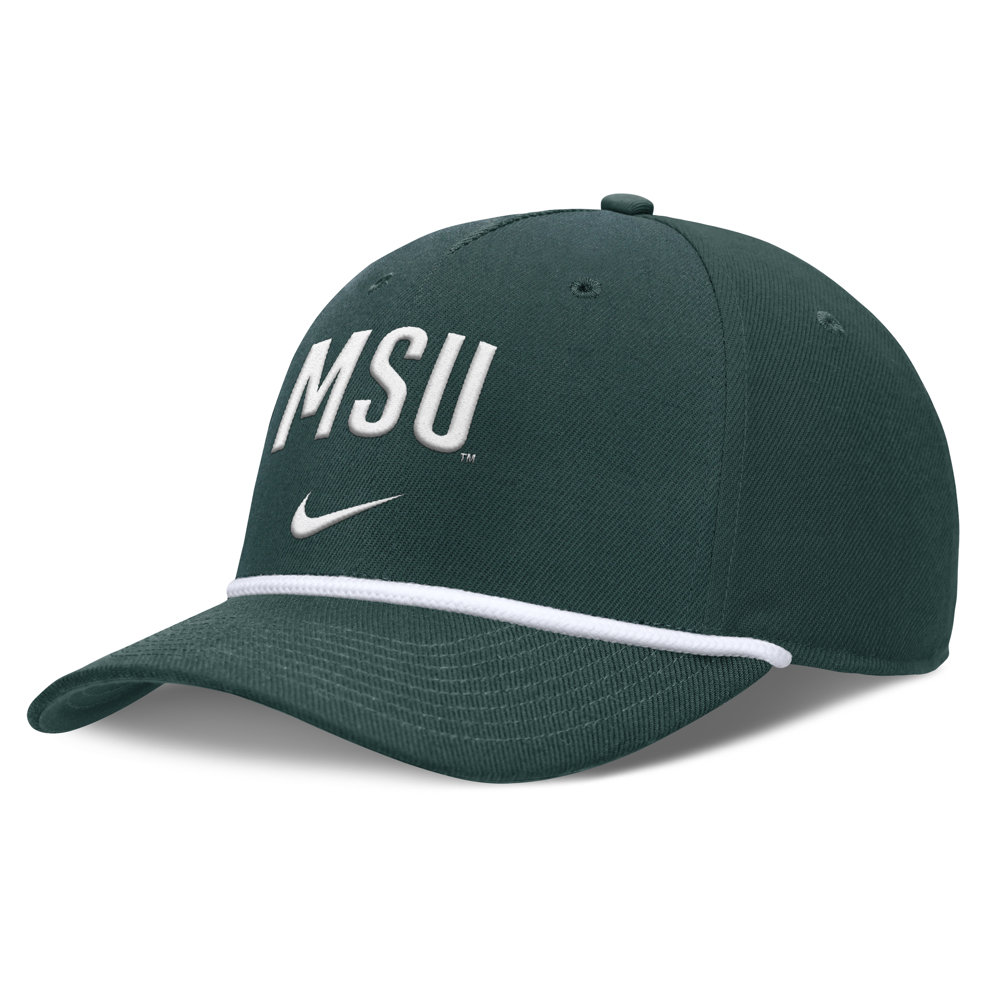 Men's Nike Green Michigan State Spartans Rise Campus Adjustable Hat