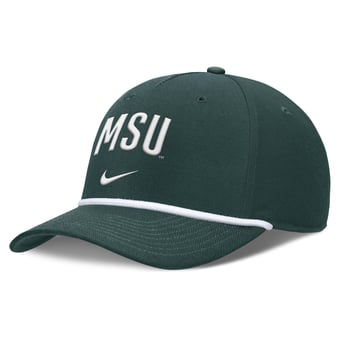 Men's Nike Green Michigan State Spartans Rise Campus Adjustable Hat