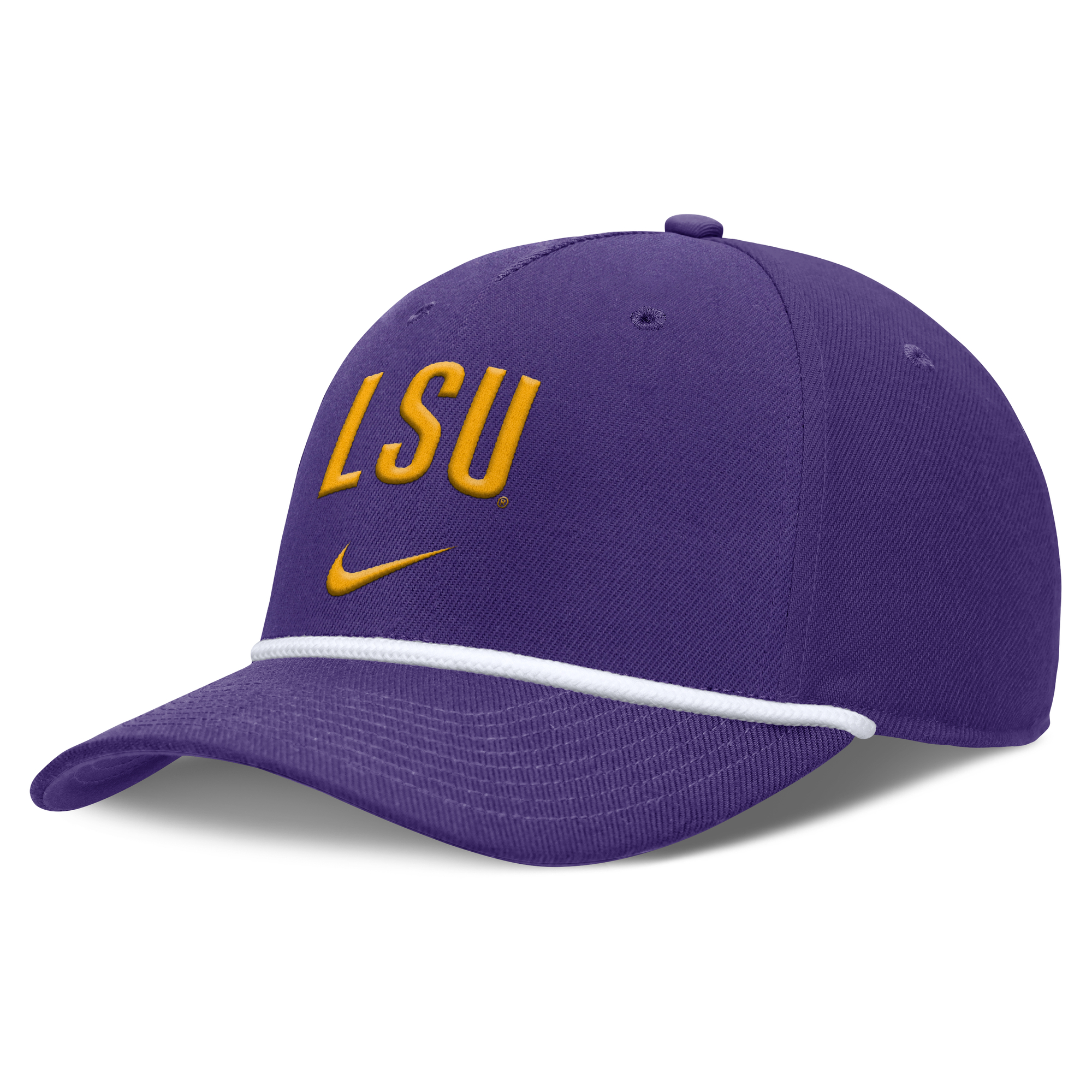 Men's Nike Purple LSU Tigers Rise Campus Adjustable Hat