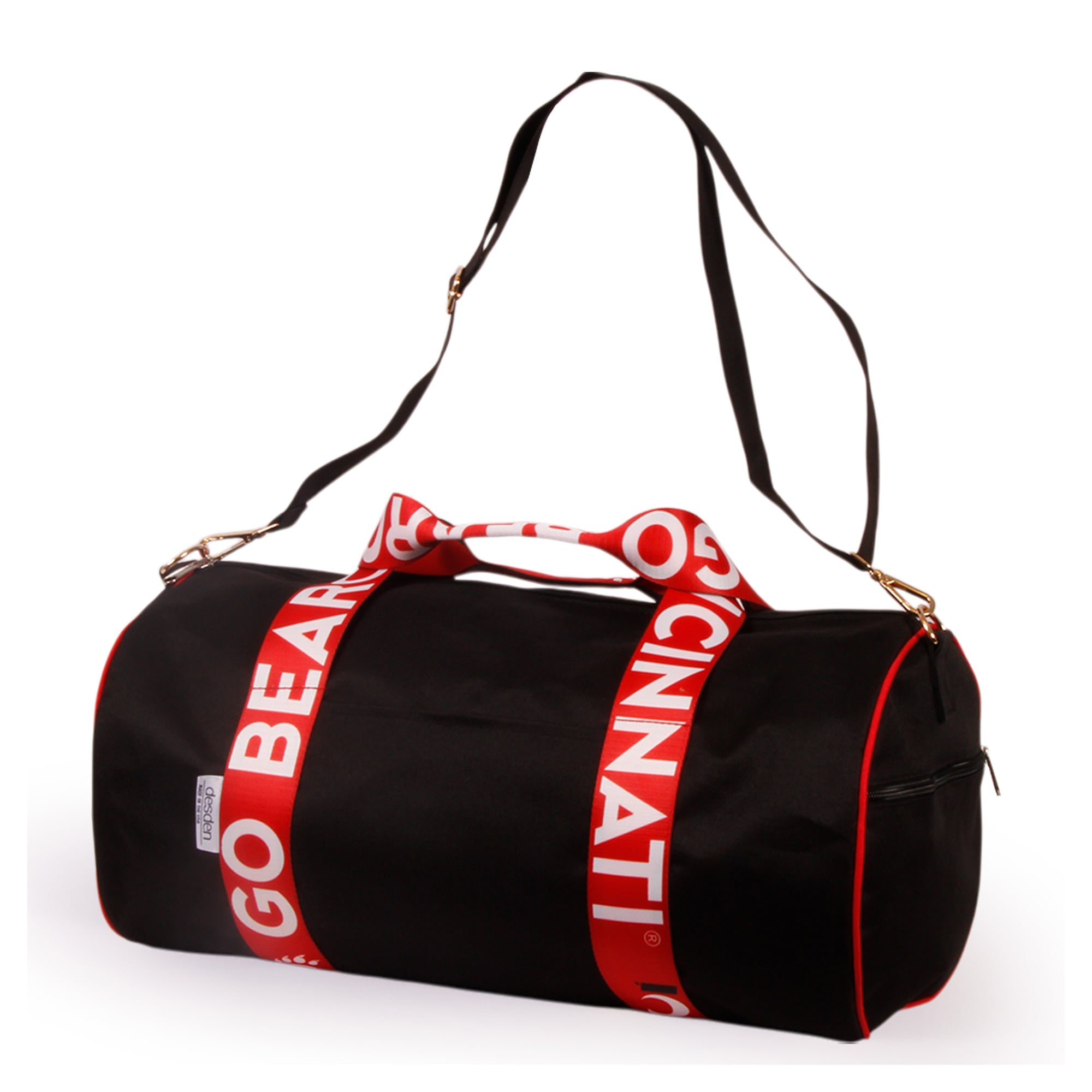 Cincinnati Bearcats Round Duffel with Logoed Straps