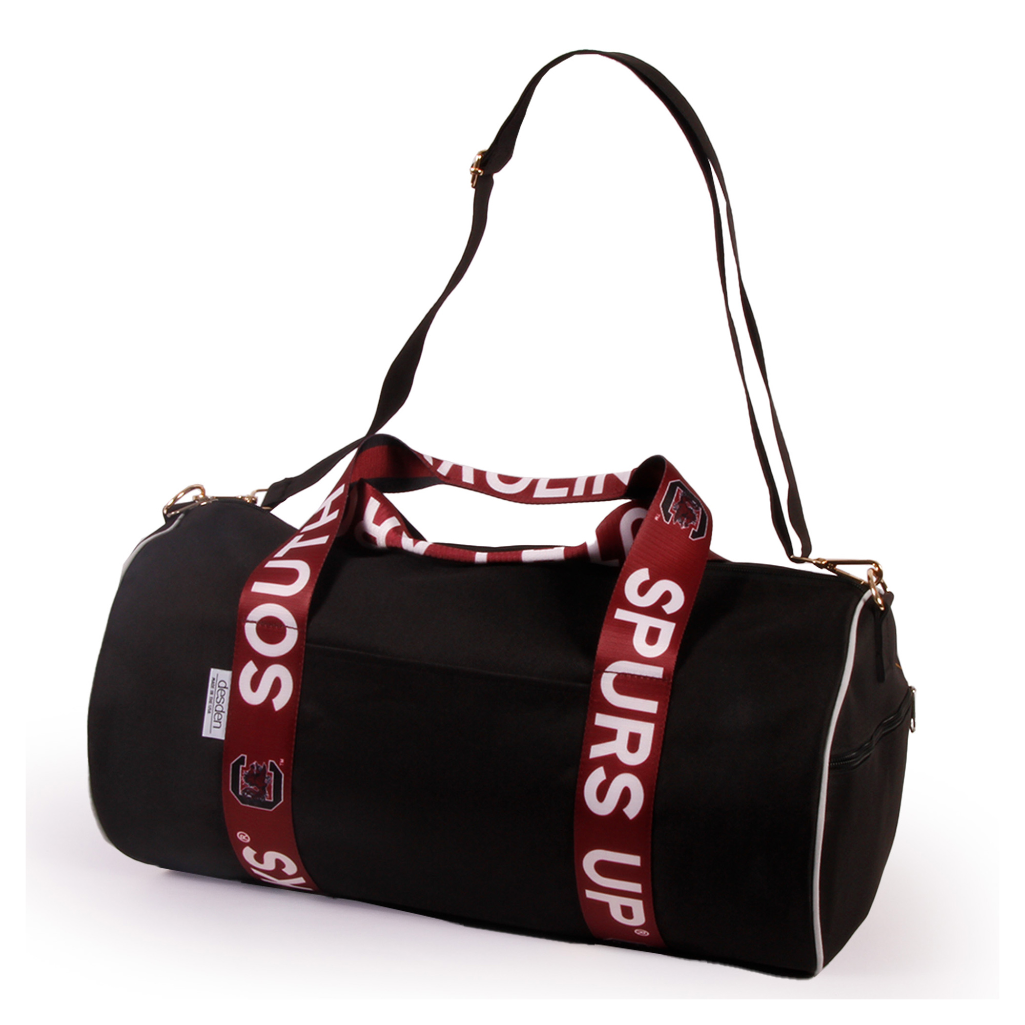 South Carolina Gamecocks Round Duffel with Logoed Straps