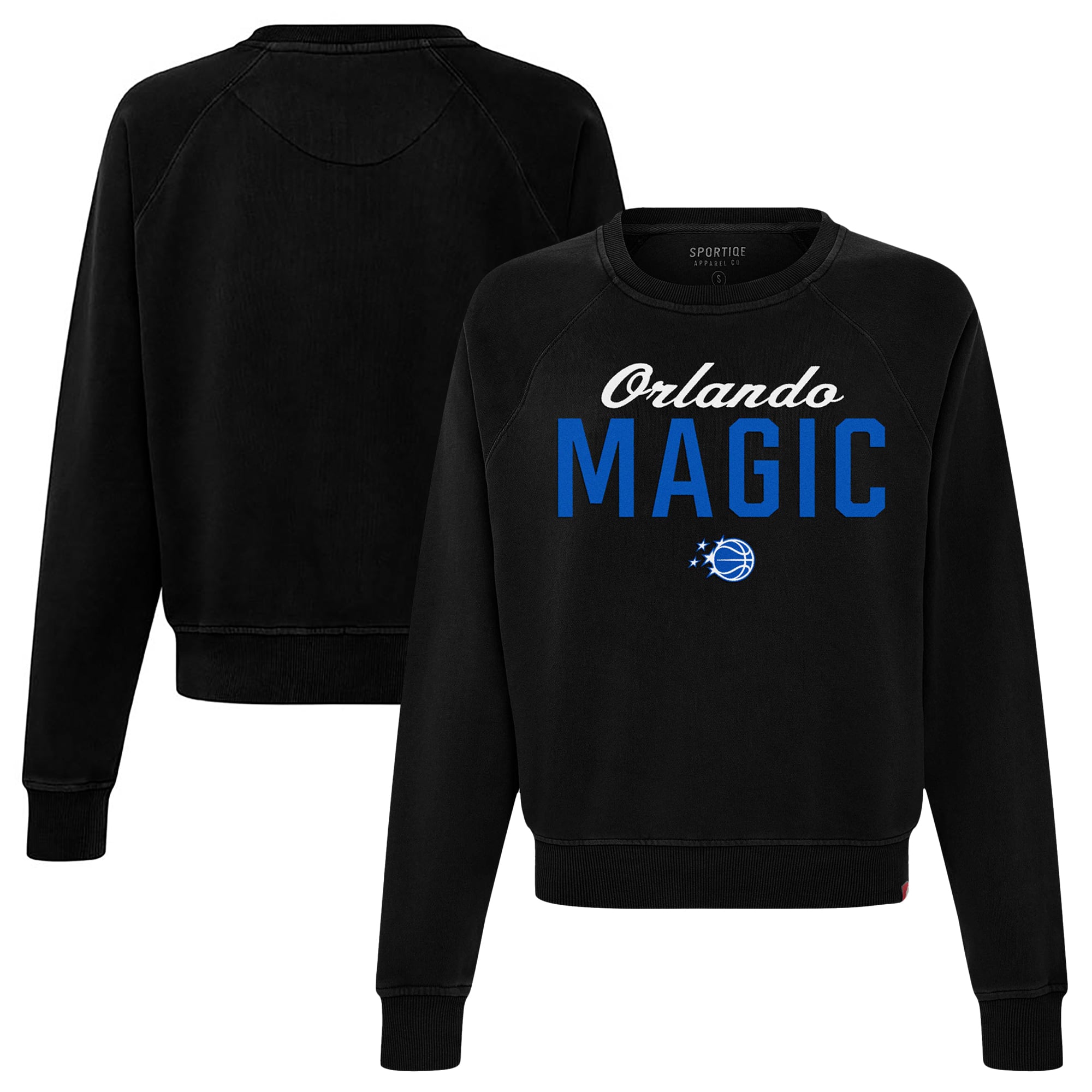 Women's Sportiqe  Black Orlando Magic Ashlyn Premium Sweatshirt