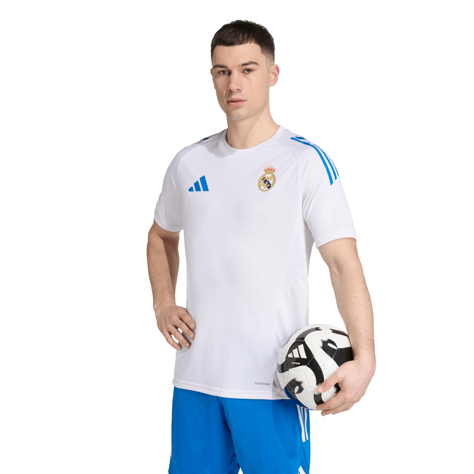 Real Madrid adidas European Training Jersey - White