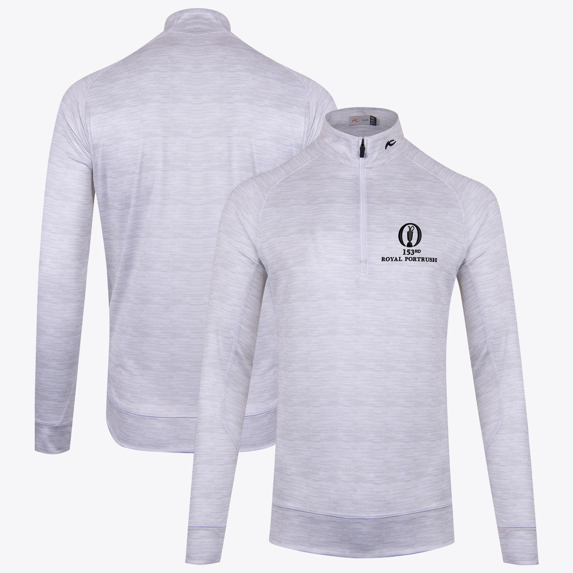 Strato intermedio 1/4 Cernia The 153rd Open Royal Portrush KJUS Keano - Bianco Melange