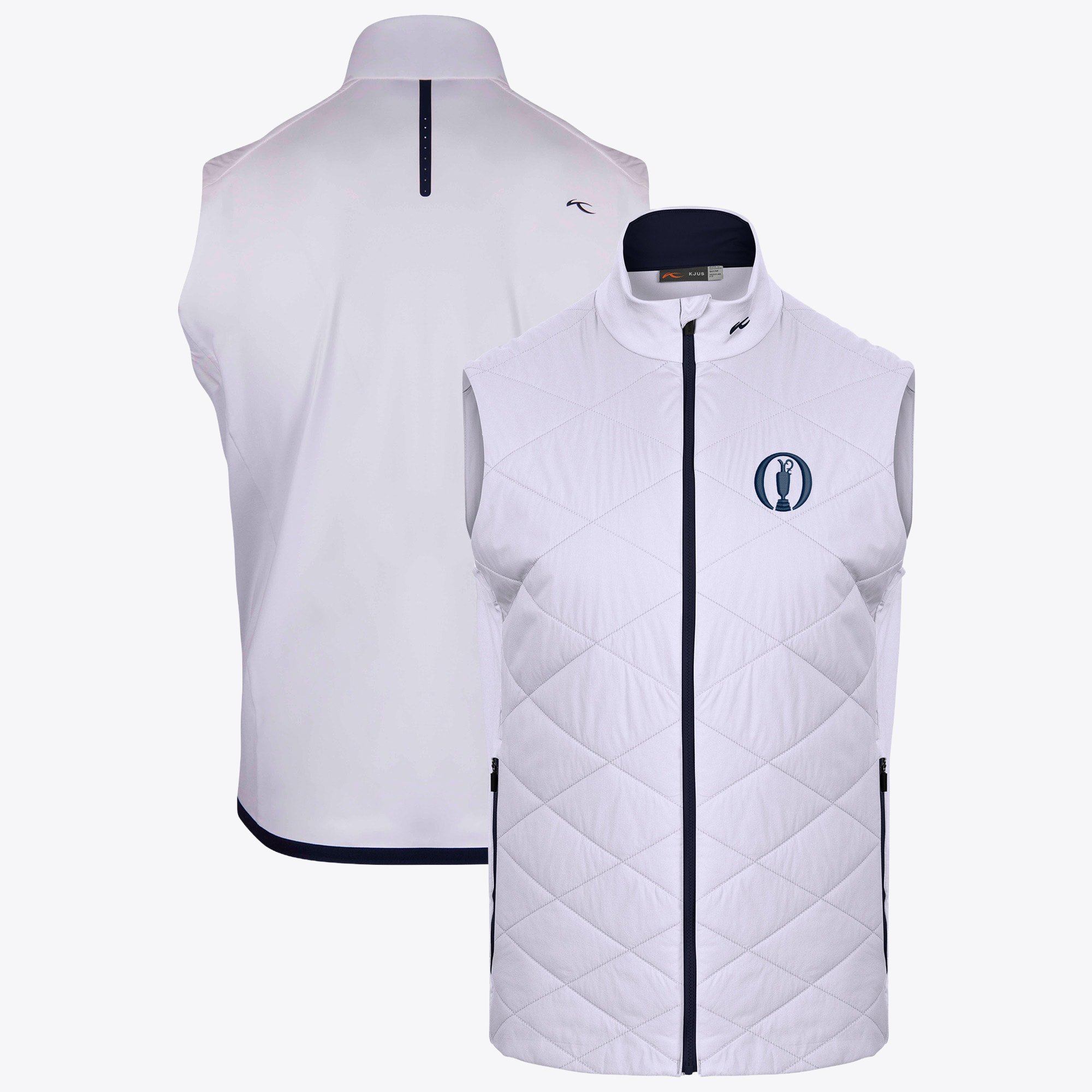 Vest The Open KJUS Release Diamond - Bianco