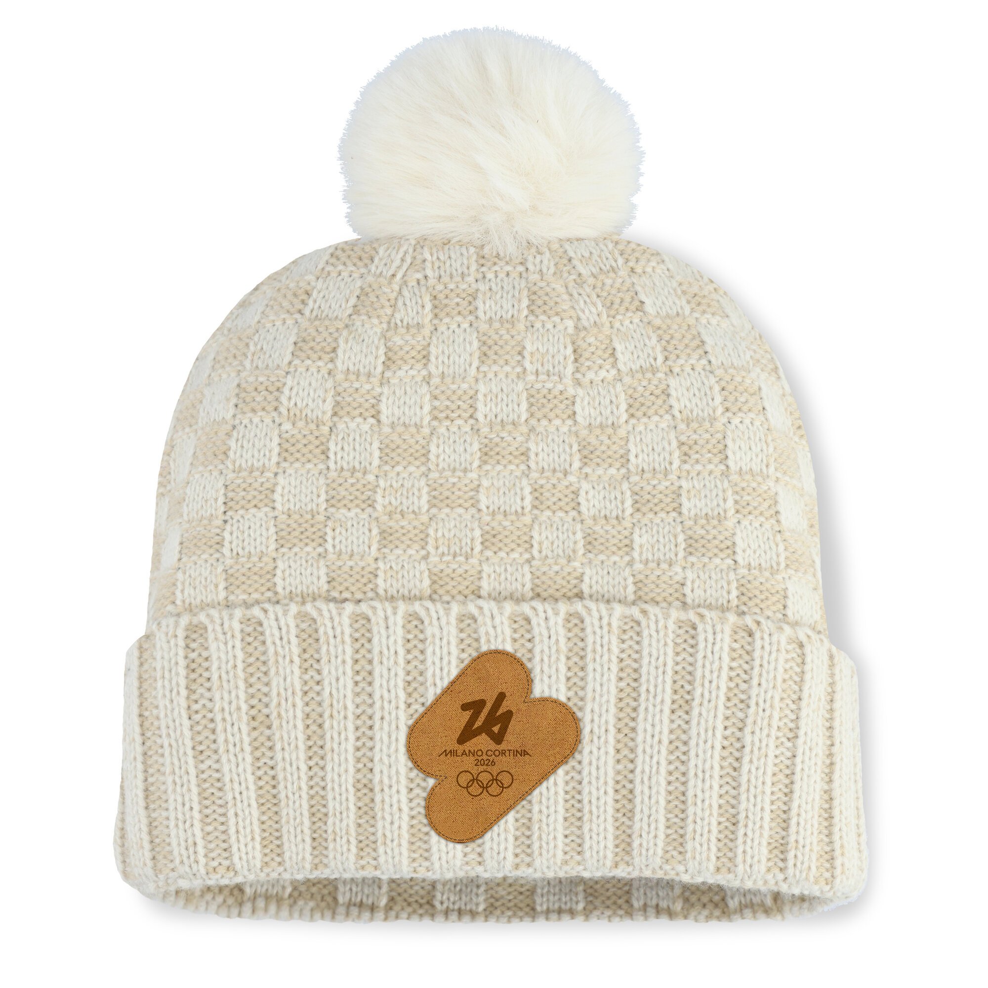 Milano Cortina 2026 Olympics Fur Pom Beanie