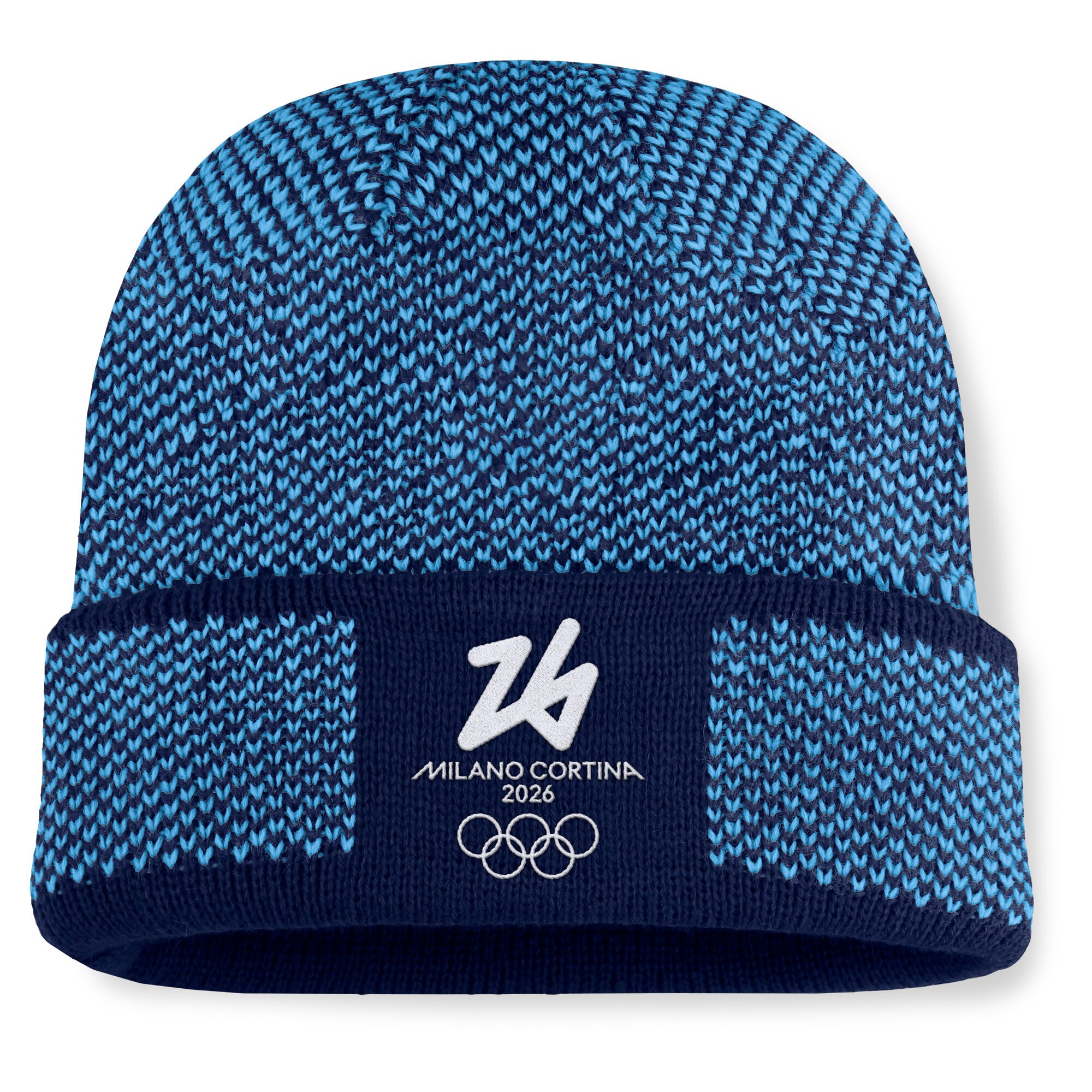Milano Cortina 2026 Olympics Cuff Beanie - Blu navy