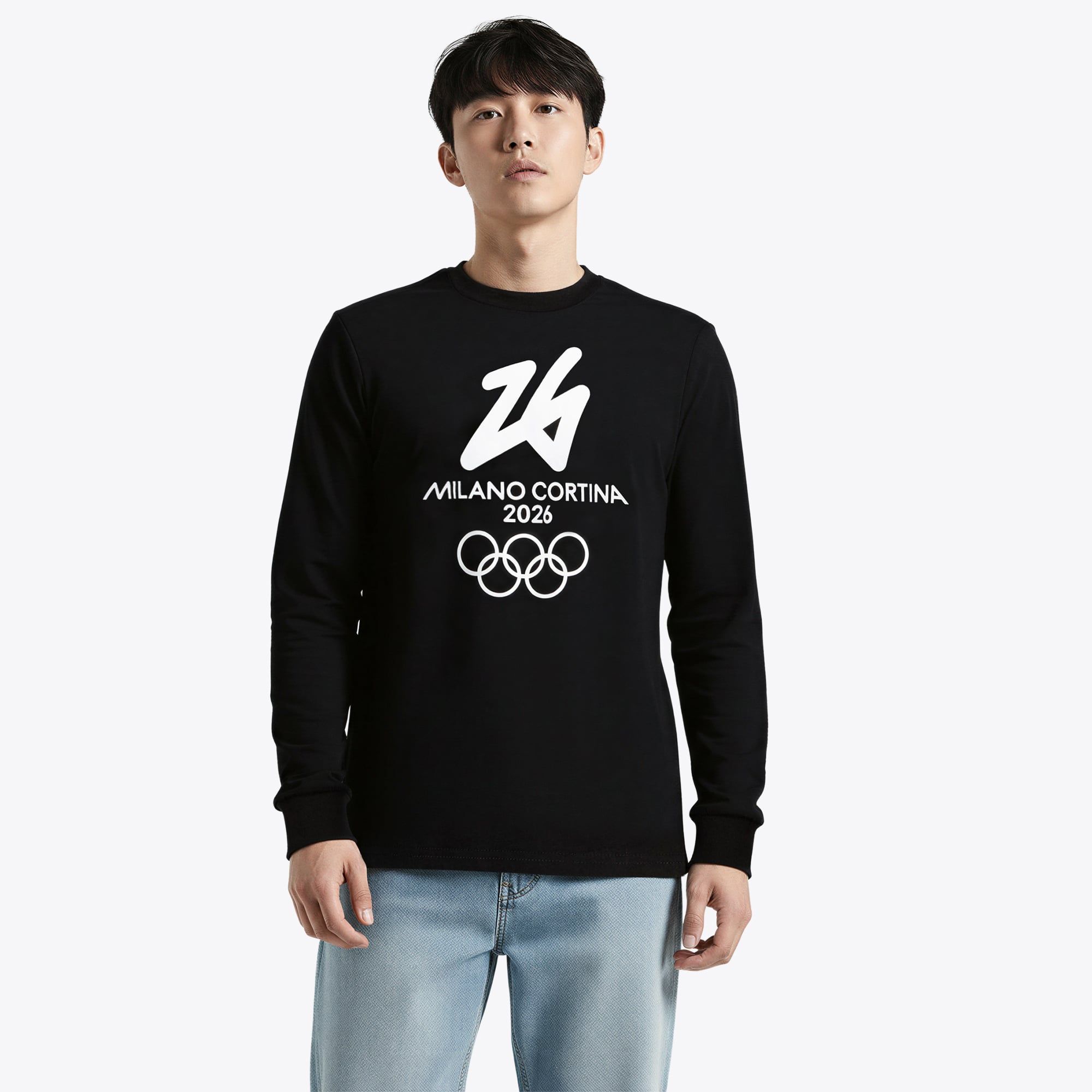 Tuta casa in tessuto felpato Milano Cortina 2026 Olympics - Nero