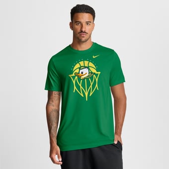 Men's Nike Green Oregon Ducks Basketball Icon Legend Dri-FIT T-Shirt