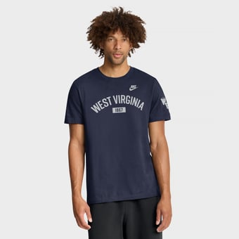 Men's Nike Navy West Virginia Mountaineers Legacy Arch T-Shirt