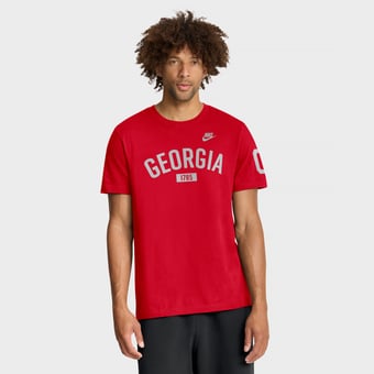 Men's Nike Red Georgia Bulldogs Legacy Arch T-Shirt