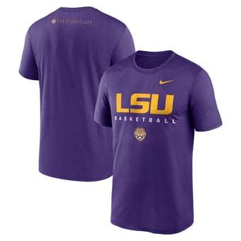 Men's Nike Purple LSU Tigers 2025 Courtside Basketball Legend Dri-FIT T-Shirt