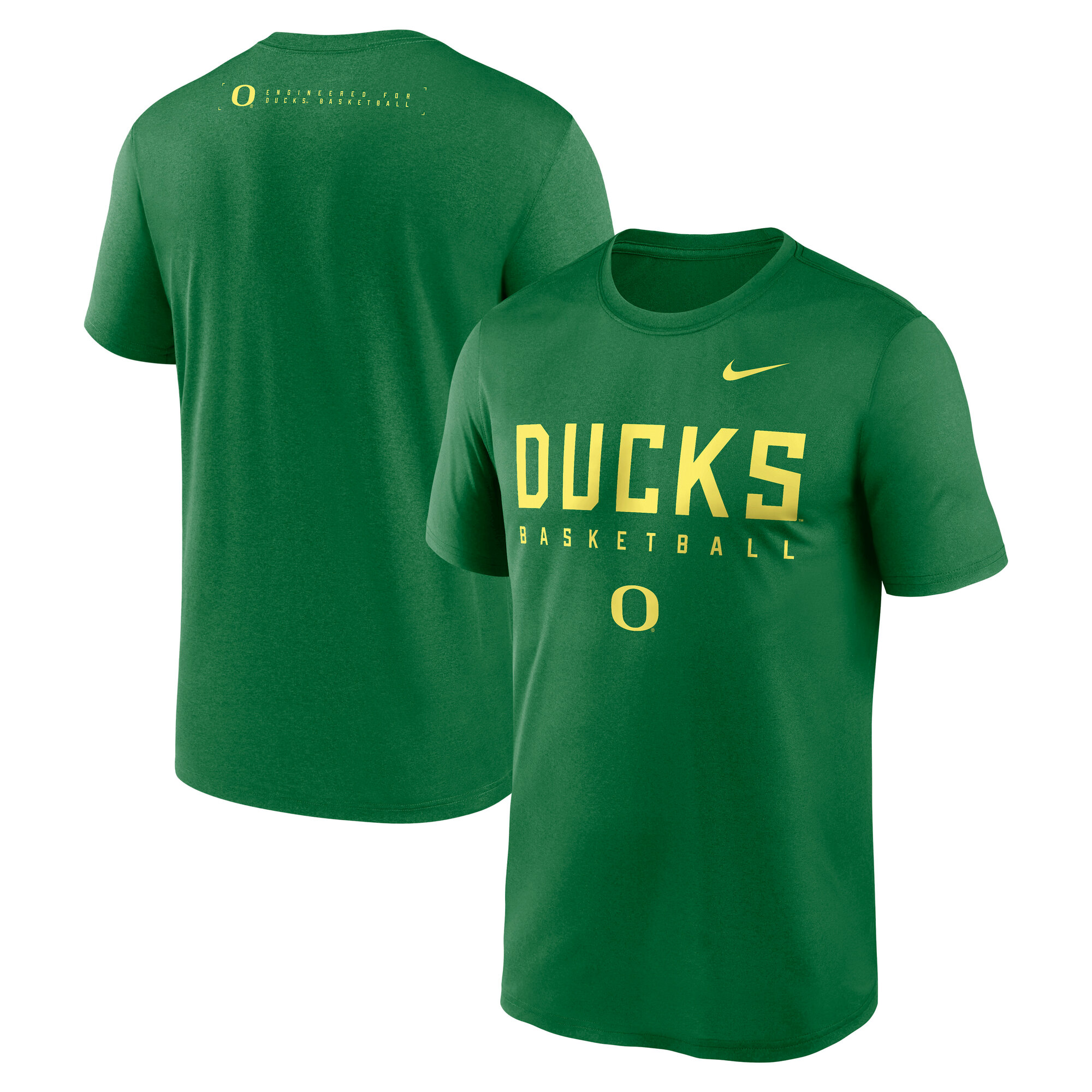 Men’s Nike Green Oregon Ducks 2025 Courtside Basketball Legend Dri-FIT T-Shirt Men’s Nike Green Oregon Ducks 2025 Courtside Basketball Legend Dri-FIT T-Shirt