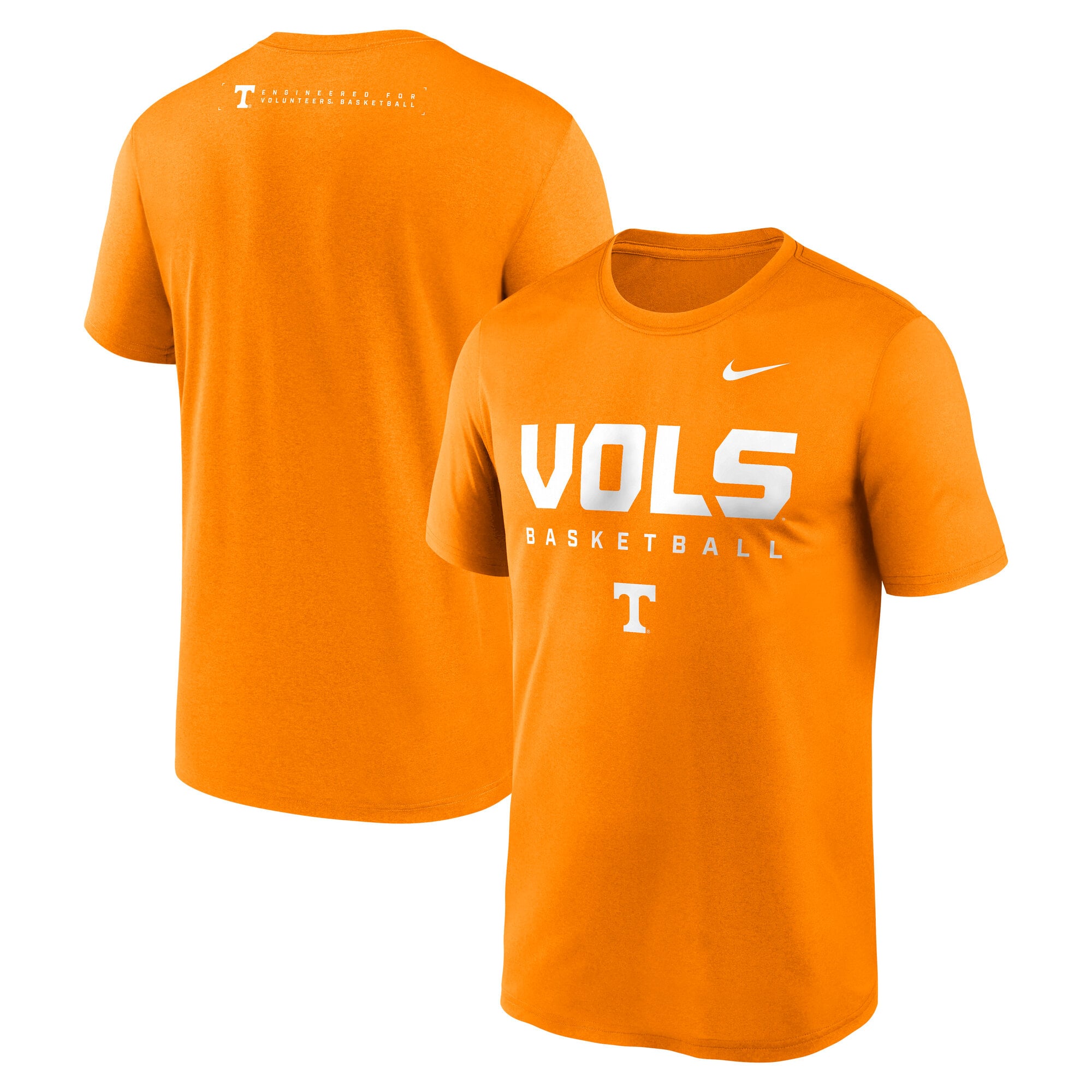Men's Nike Tennessee Orange Tennessee Volunteers 2025 Courtside Basketball Legend Dri-FIT T-Shirt