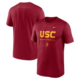Men's Nike Cardinal USC Trojans 2025 Courtside Basketball Legend Dri-FIT T-Shirt