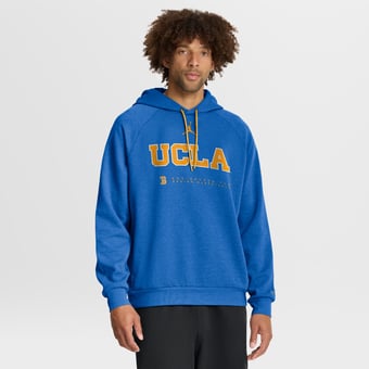 Men's Jordan Brand Blue UCLA Bruins 2025 Courtside Basketball Practice Raglan Dri-FIT Hoodie