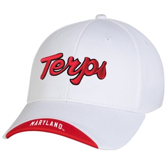 Men's Under Armour Maryland Terrapins Sideline Blitzing Accent Iso-Chill Flex Hat