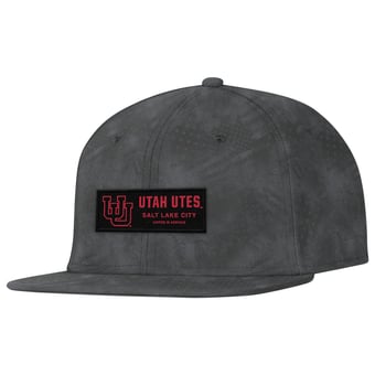 Men's Under Armour Charcoal Utah Utes Freedom Collection ArmourFuse Snapback Hat