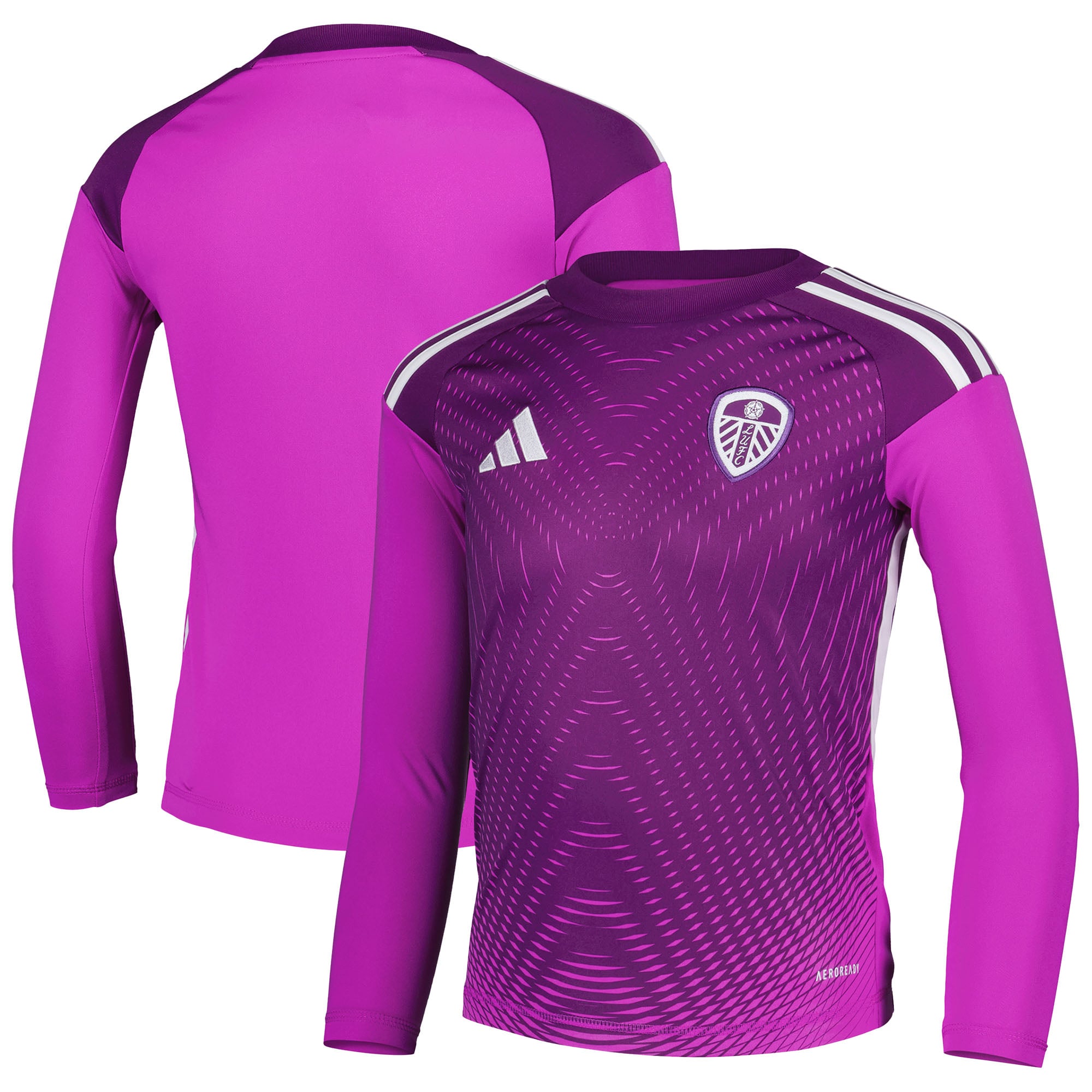 Leeds United adidas Goalkeeper Shirt 2025-26 - Long Sleeve - Kids