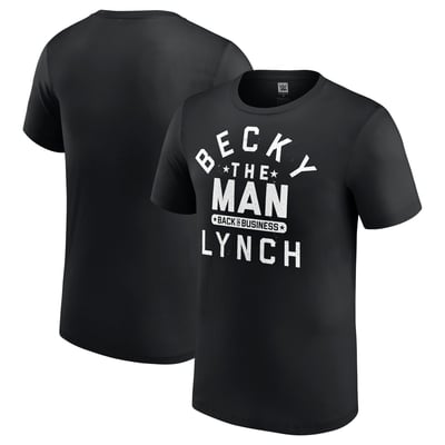 Youth Black Becky Lynch Back In Business T-Shirt
