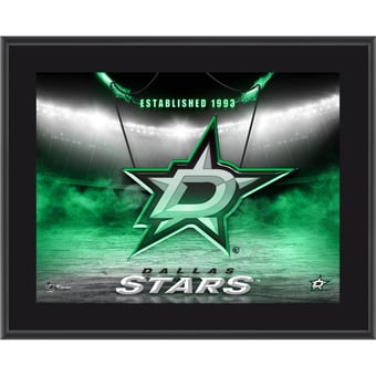 Dallas Stars 10.5" x 13" Horizontal Team Logo Sublimated Plaque