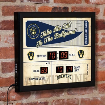 Milwaukee Brewers Watches and Clocks