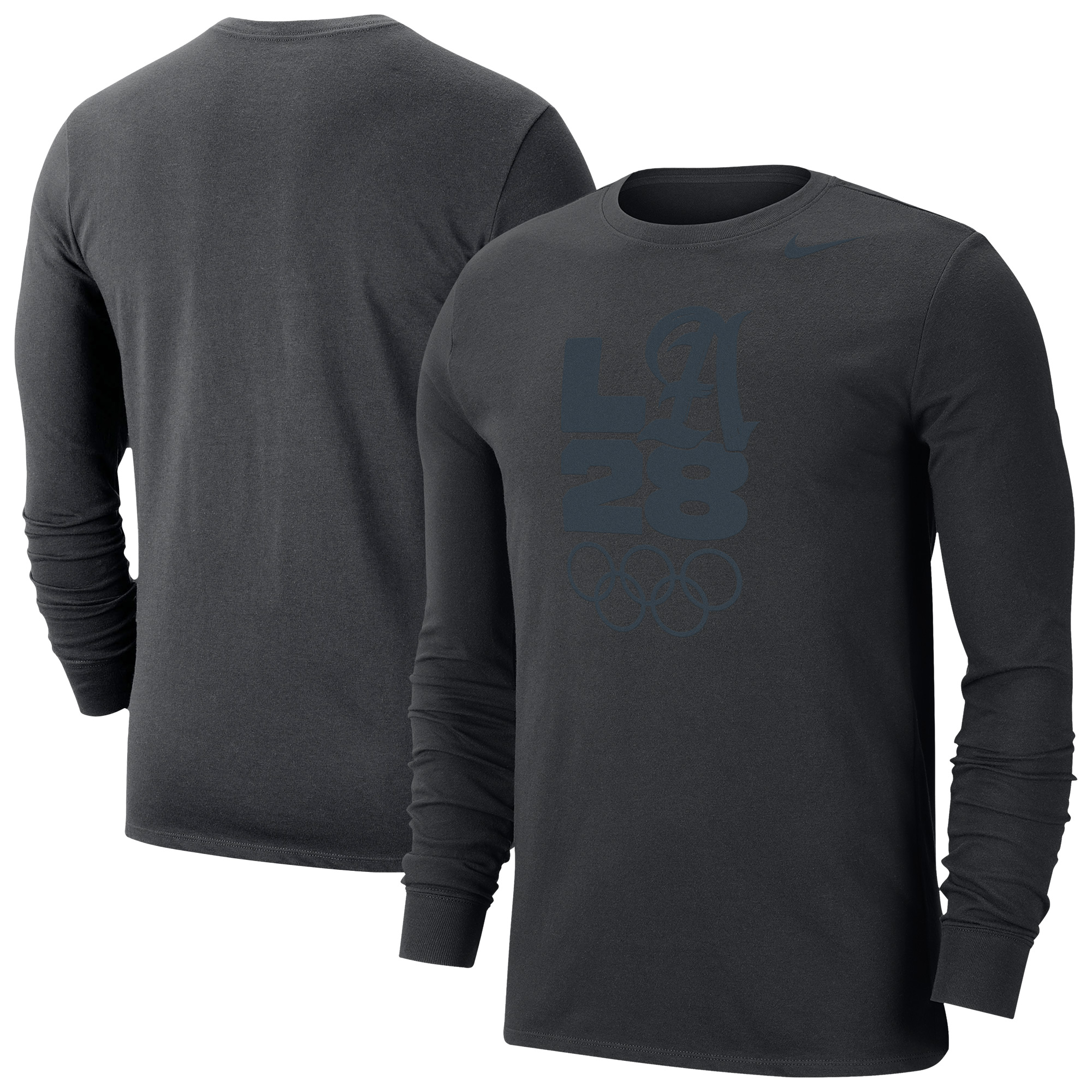 Men's Nike  Black LA28 Summer Olympics Team Issue Velocity Dri-FIT Long Sleeve T-Shirt