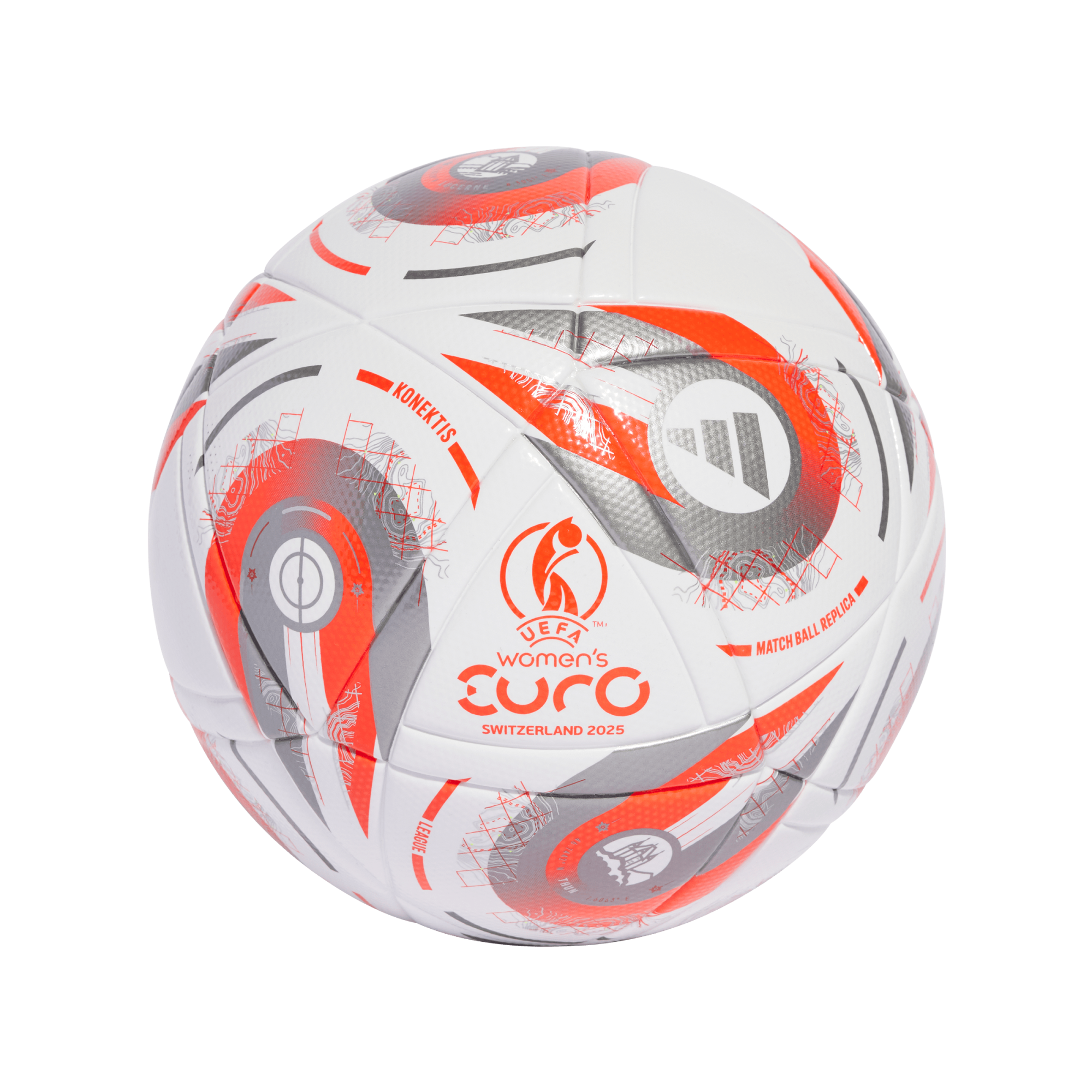 Pallone Final League UEFA Women's EURO25™ adidas - Bianco