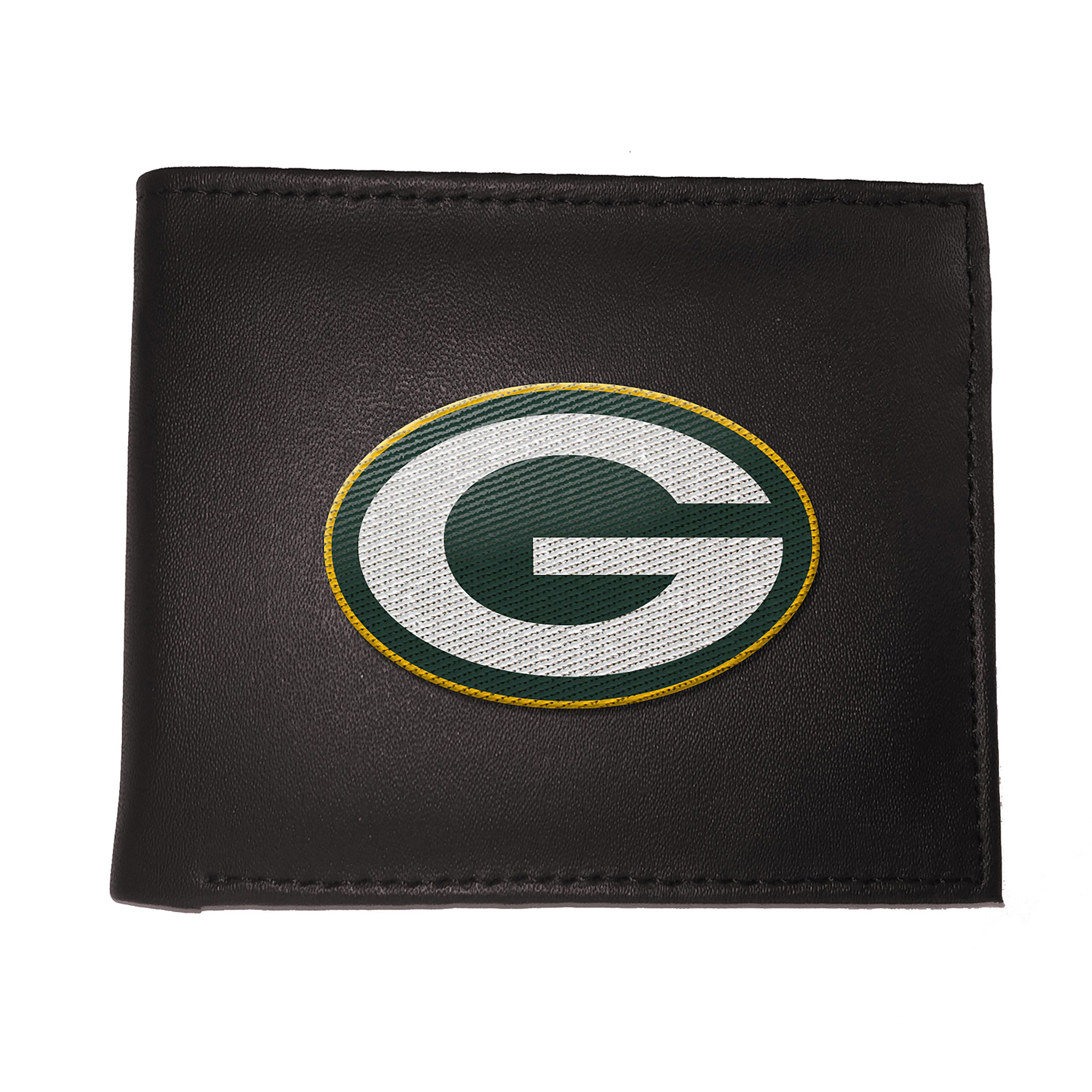 Green Bay Packers Synthetic Leather Embroidered Bifold Wallet