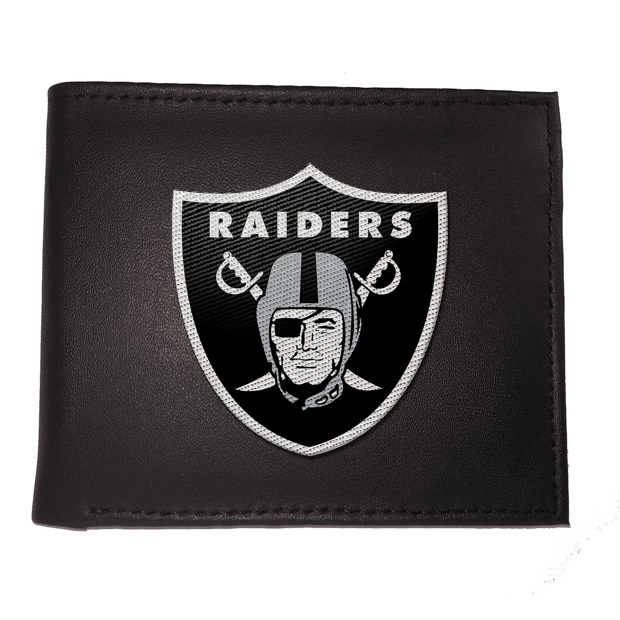 Las Vegas Raiders Synthetic Leather Embroidered Bifold Wallet
