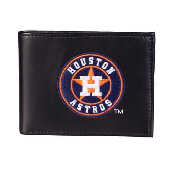 Houston Astros Synthetic Leather Embroidered Bifold Wallet
