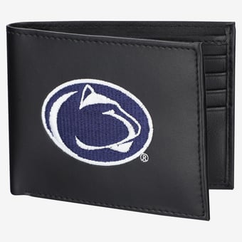 Penn State Nittany Lions Synthetic Leather Embroidered Bifold Wallet