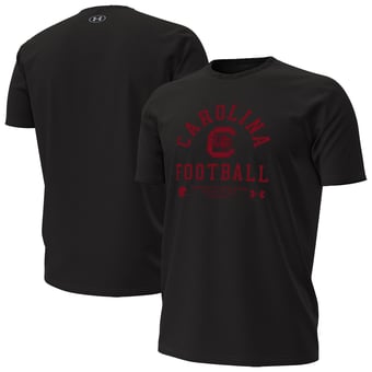 Men's Under Armour  Black South Carolina Gamecocks 2025 Sideline Football Performance T-Shirt