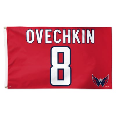 WinCraft Alexander Ovechkin Washington Capitals 3' x 5' One-Sided Deluxe Player Flag