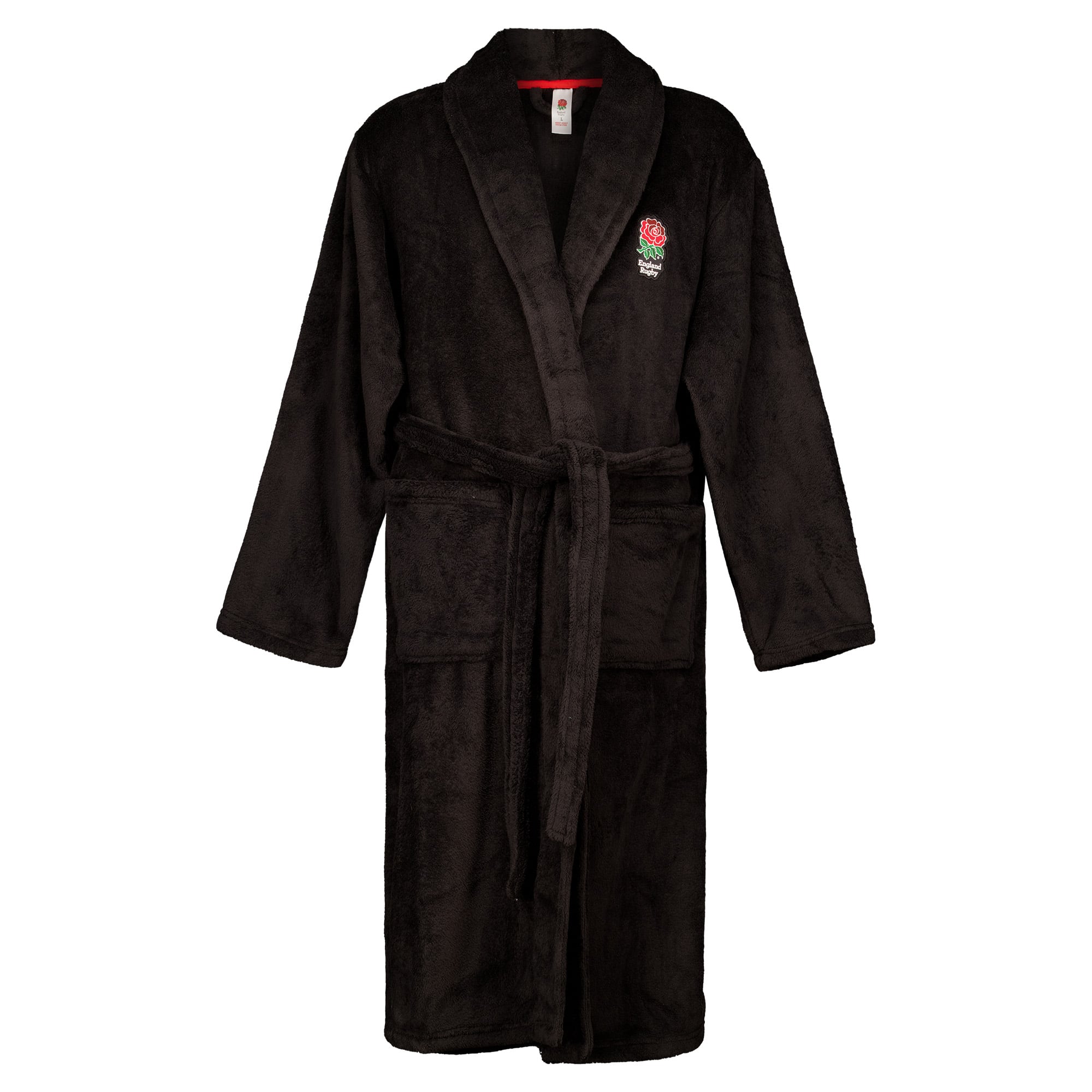 England Rugby Supersoft Crest Robe - Nero - Junior