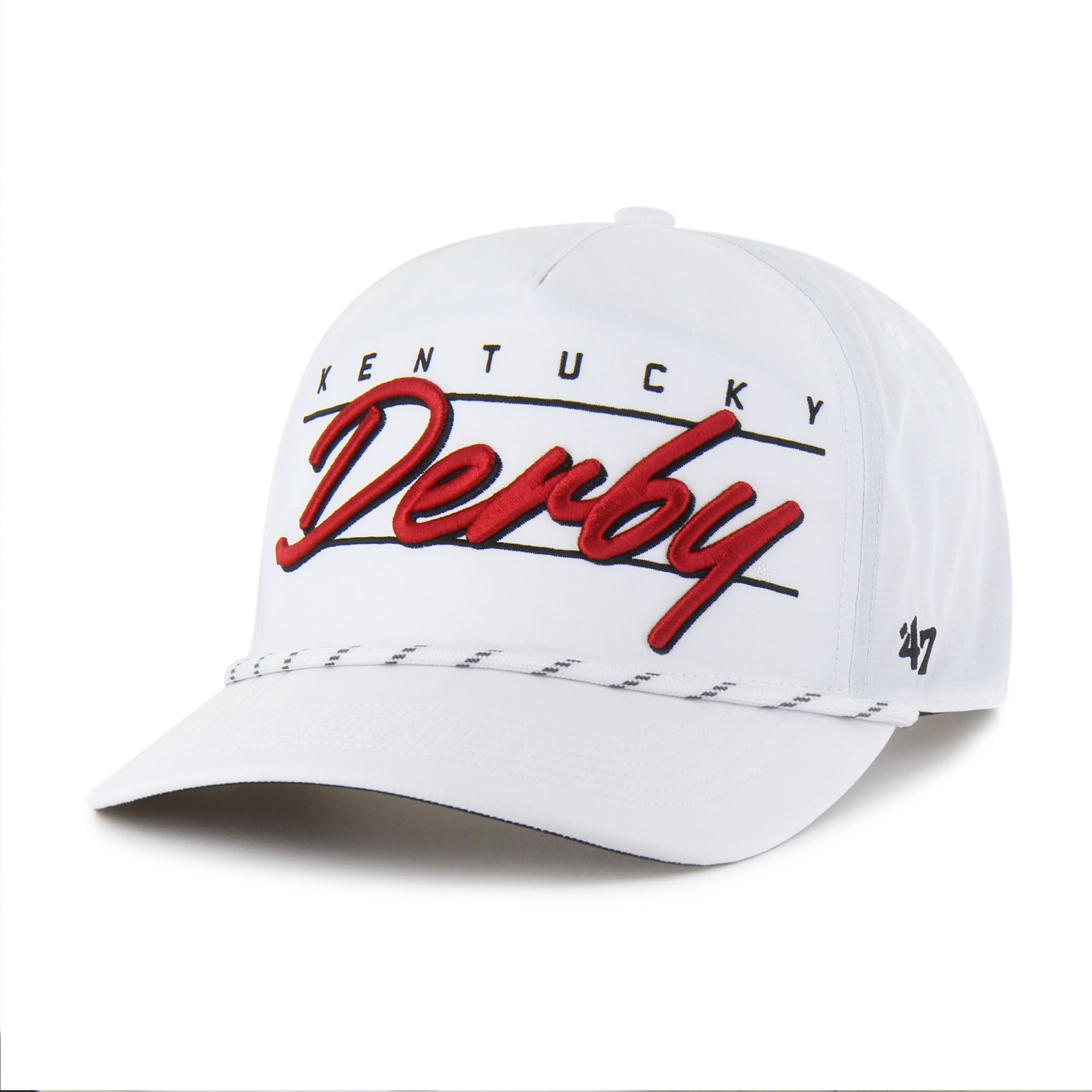 Men's '47 White Kentucky Derby Condor Rope Hitch Adjustable Hat