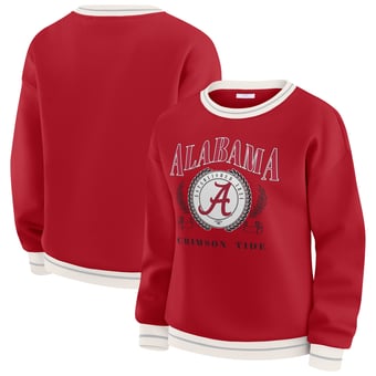 Women's WEAR by Erin Andrews Crimson Alabama Crimson Tide Seal Sweatshirt