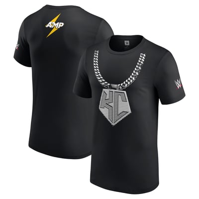 Youth Black Kai Cenat Royal Rumble 2025 Chain T-Shirt