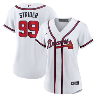 Women's Nike Spencer Strider White Atlanta Braves Home Replica Jersey