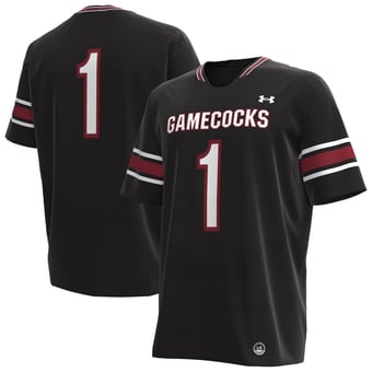 Men's Under Armour  Black South Carolina Gamecocks Premier Football Jersey