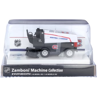 Cole Caufield Montreal Canadiens Autographed 1:43 Scale Die-Cast Zamboni