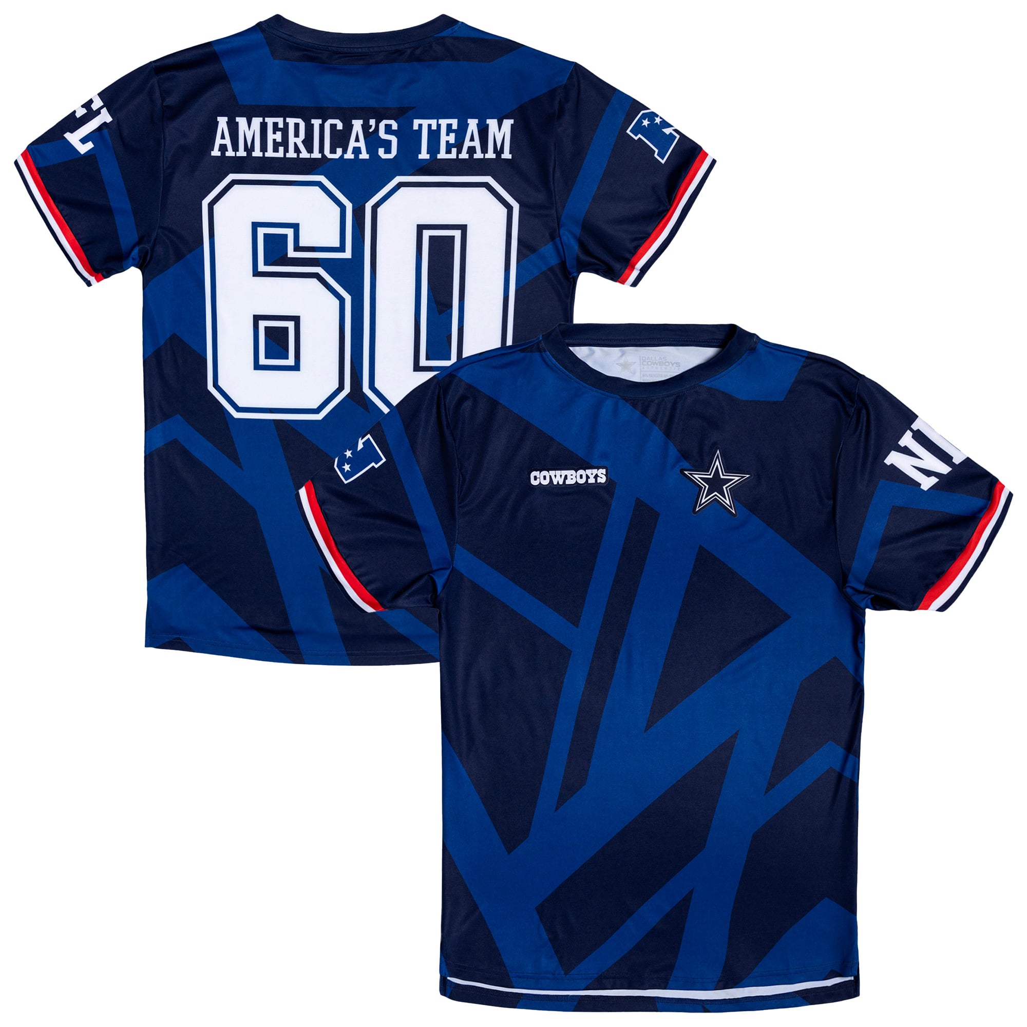 Youth Navy Dallas Cowboys America’s Team Fashion Soccer Top
