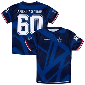 Youth  Navy Dallas Cowboys America's Team Fashion Soccer Top