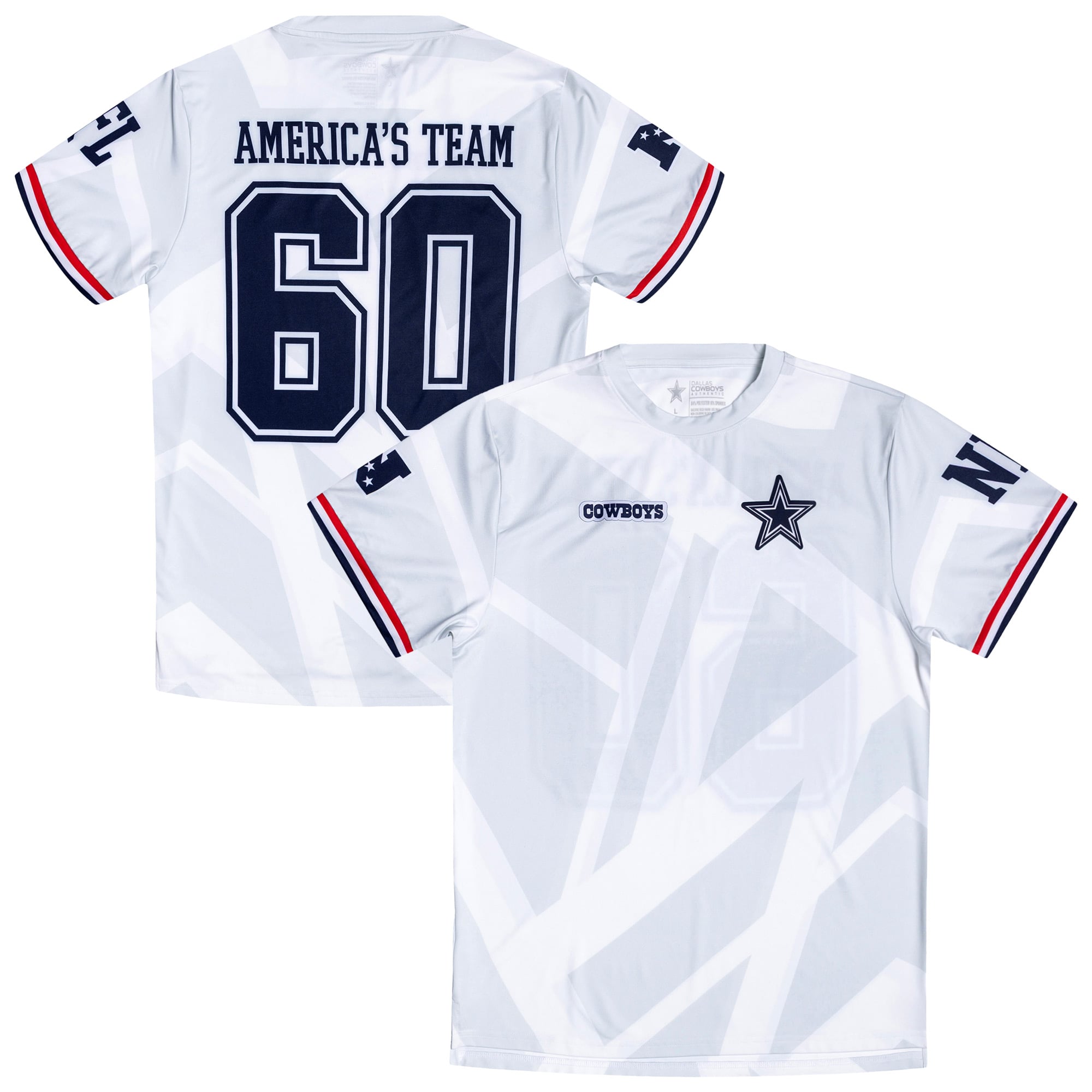 Youth Gray Dallas Cowboys America’s Team Fashion Soccer Top