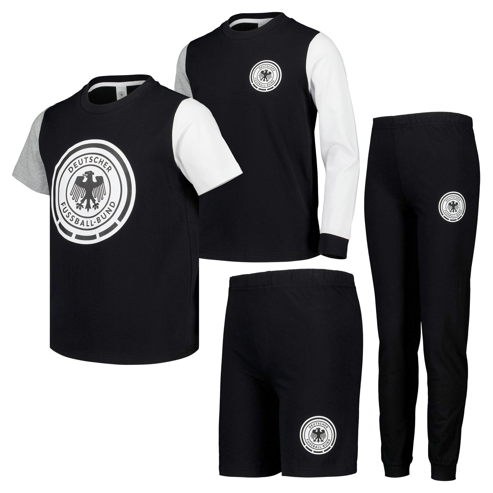 Lot de 2 pyjamas DFB - Noir - Enfant